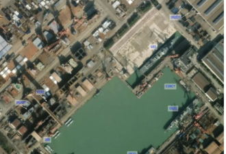 卫星照片曝光 中共海军狂“下饺子”