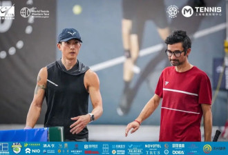 吴尊又闷声干大事！空降国际大师赛打网球太帅，大家都看他身材