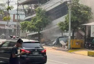 直击缅甸7.9级强震：地面开裂大桥受损