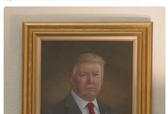 特朗普的肖像画丑吗?普京和默克尔还没闹呢