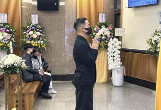 演员张振寰告别式，23年没见面的儿子现身
