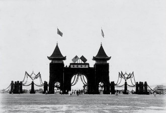 罕见老照片：1908年美国舰队访华旧照
