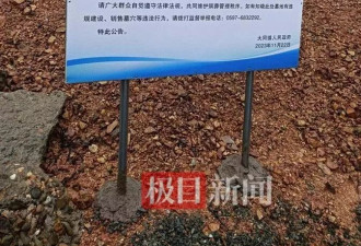 福建长汀县半山腰上现数百个违规墓穴：违建不止一处