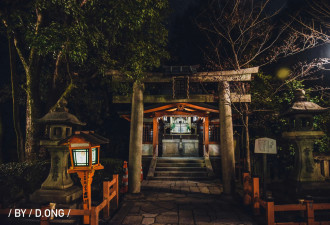 夜游京都八坂神社 我被这里的神秘感吸引了