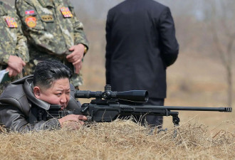 朝鲜媒体：金正恩视察特战部队，并试射狙击步枪