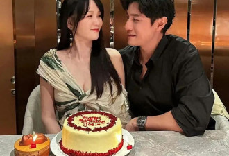 陈乔恩生日现场像红毯礼，华丽长裙+盛大晚餐引发热议，网友：有钱真好