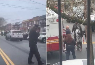 纽约街头“男持菜刀连砍4人”！少女全身血逃命