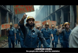 新华社发布AI科幻惊悚片 抨击川普关税政策