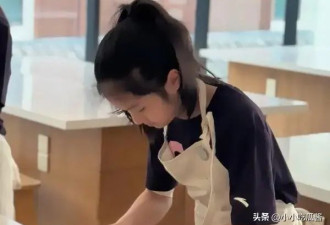 马伊琍大女儿晒与妹妹做蛋糕，10岁妹妹侧脸出镜，像马伊琍复刻版