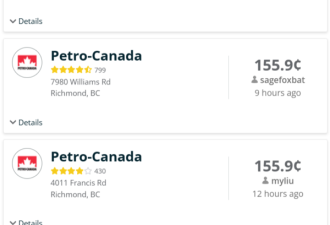一片尖叫！大温油价竟低至每升$1.559！还会更低！