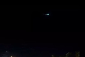 夜空惊现蓝绿色“火球”！上海江苏多地民众直击 专家：不常见