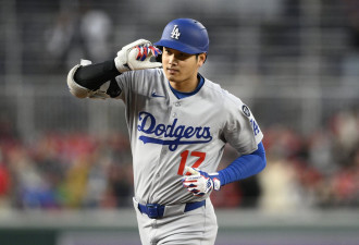 大谷早上见完川普晚上轰2分炮 道奇仍吞2连败