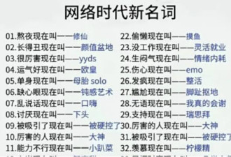 牛马、摆烂上榜 中国网络流行语透视社会情绪