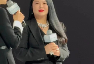 李湘提车发布会上亮相胖上热搜,身材比主持胖一倍