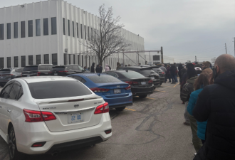 多伦多"全民出动"捡漏便宜货!华人寒风苦等2小时!长队铺满停车场!