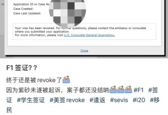 中国留学生自杀未遂 面临遣返回国