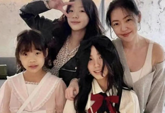 小S二女儿最新动态，穿黑丝吃雪糕，笑容开怀，走出姨妈去世阴霾