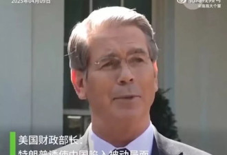 美财长贝森特称川普“诱敌深入”时 露出一丝坏笑