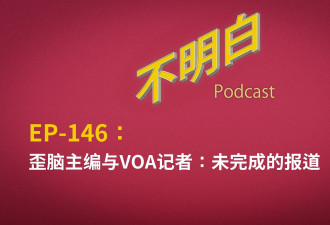 歪脑主编与VOA记者：未完成的报道