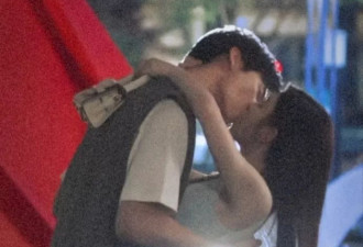 离婚两个月，陈妍希车内激吻小15岁男星！