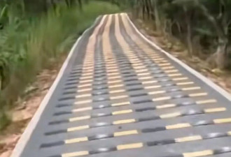 广东深圳又现“搓衣板式”减速带？网友称“可震碎结石”