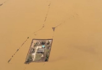 这户人家做1事免遭洪水 空拍曝光掀数百万人热议