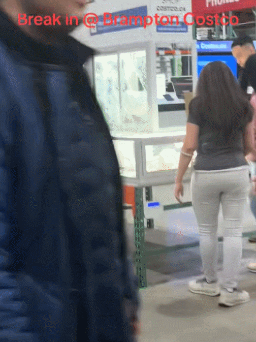多伦多Costco众目睽睽下遭疯狂"洗劫"+暴力砸抢！员工受伤