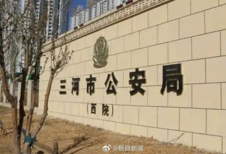 三河市回应“警徽改色”：纯金警徽是为适配墙体颜色