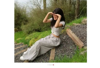 贾静雯19岁大女儿晒近照，卸掉浓妆变甜辣美少女，唇环超抢镜
