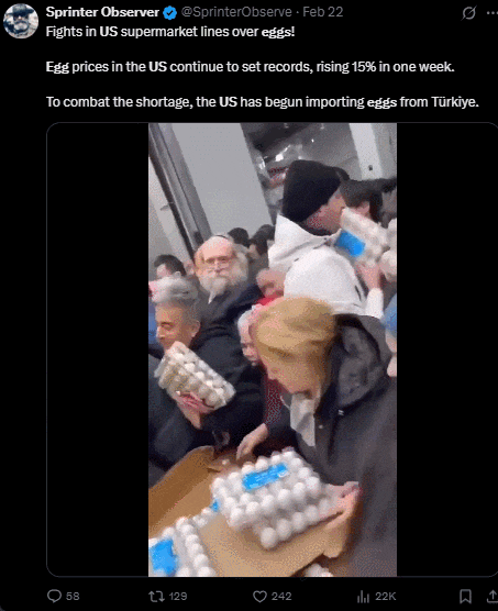 好尴尬! 美国人复活节用“土豆”代替鸡蛋! 加拿大爆出高价鸡蛋!