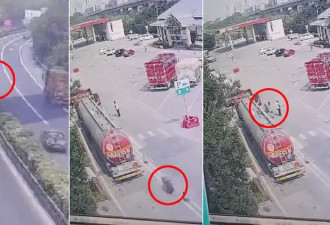 死神轮胎！重庆发生诡异交通事故