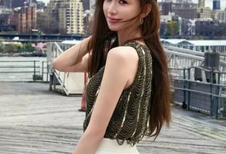 林志玲最新生图认不出，苹果肌提拉感太重