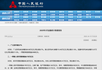 央行晚上偷偷公布 一夜之间 数据爆表了!