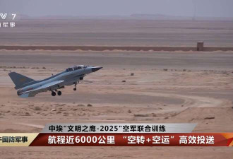 中国空军6000公里直飞埃及 打破中东格局
