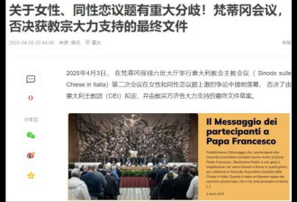 教皇去世后，美副总统万斯被骂惨了
