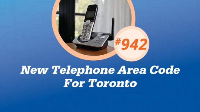 Toronto Is Getting A New Area Code