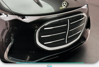 令人惊艳的豪华MPV 实拍奔驰Vision V概念车