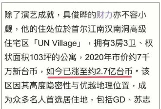  大S老公是富二代 婚前财产2.7亿却被骂软饭男 