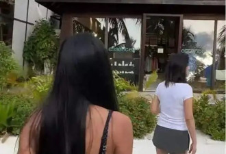 张庭母女俩去国外旅游购物，吐槽东西太贵了没买