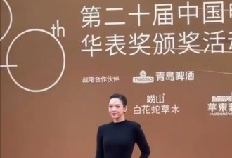 章子怡亮相华表奖入场式 透露《酱园弄》很快见面