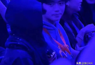 Lucas现身谢霆锋演唱会，长相帅气，女伴似李嫣，弟弟害羞