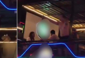 脱衣 吐痰 撒钱…中国男游客失控画面曝光