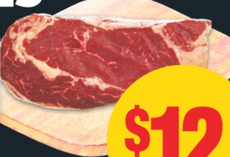 本周特价：大西瓜$3.99 番茄$0.77 猪肋排$2.49 送牛奶