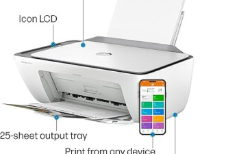 HP Deskjet 2855E多合一打印机，颜色，用于家庭的打印机