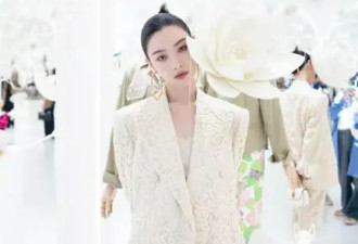 倪妮美的太超前，穿蕾丝西装高级知性，这身材一般人学不来