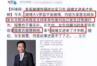 7年前那个诬告朱军性骚扰的弦子，现在如何了？