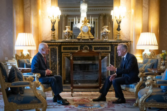 Prime Minister Mark Carney is received by His Majesty King Charles III in an audience at Buckingham Palace.