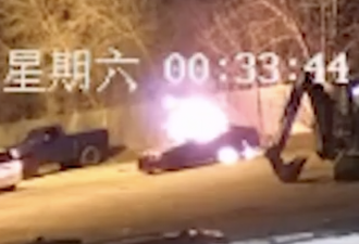 凌晨旺市停车场火光冲天！宝马M4竟遭纵火烧毁 犯案过程曝光