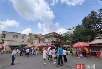 五一假期全红婵老家迈合村又迎游客潮 每天几千客流