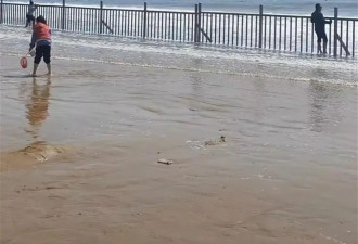 “亚洲第一滩”给大海装护栏？青岛景区：礁石区有暗流